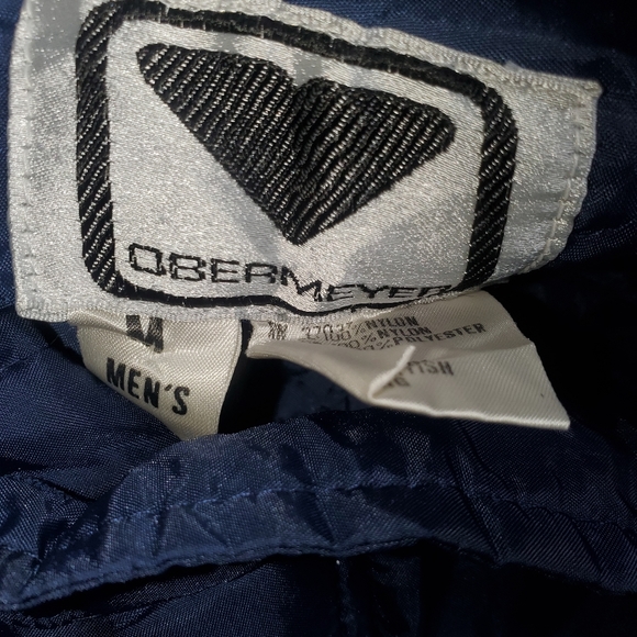 Vintage Obermeyer Men's Medium Blue Insulated Snowboard Ski Snow Pants 30X30 - Picture 4 of 4
